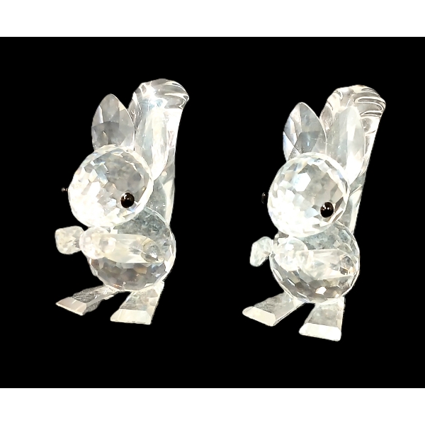  LOT OF 2 - SWAROVSKI SQUIRRELS CRYSTAL FIGURINES