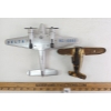 Image 7 : LOT OF 2 - NEWRAY PLASTIC DELTA & TIN LITHO AIRPLANES