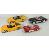 Image 1 : LOT OF 4 - BURAGO DIECAST 1997 CHEVY CORVETTE, MOTOMAX 1958 CORVETTE MODELS, ETC 