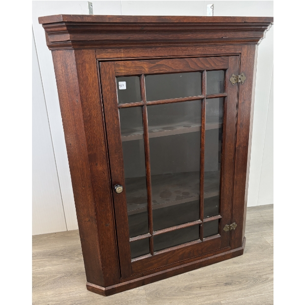 CORNER CHINA CABINET - WALL MOUNT