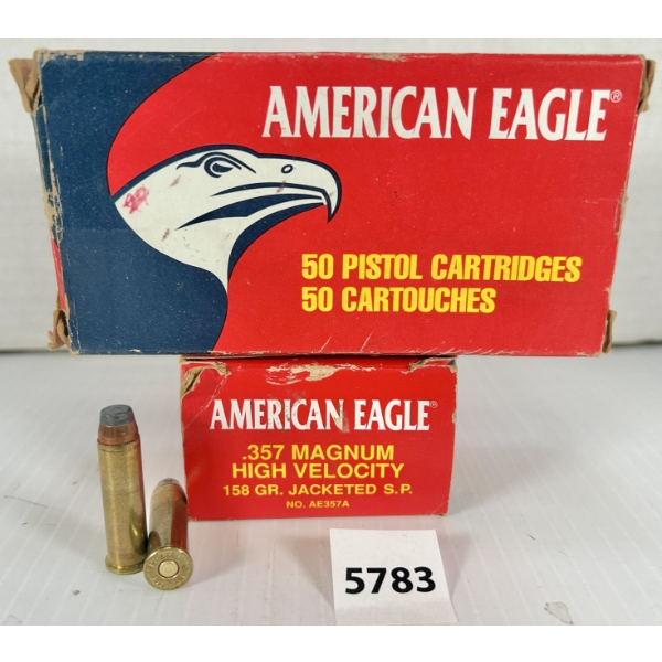 AMMO: 100X FEDERAL .357 MAG - 158 GR SP