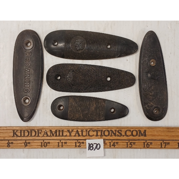 LOT OF 5 - BAKELITE BUTT PLATES