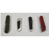 Image 2 : LOT OF 4 - MISC FOLDING KNIVES - INCL VICTORINOX