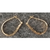 Image 5 : PAIR OF 10K GOLD HOOP EARRINGS