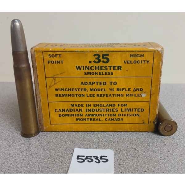 AMMO: 10X WINCHESTER .35 WIN - SP 