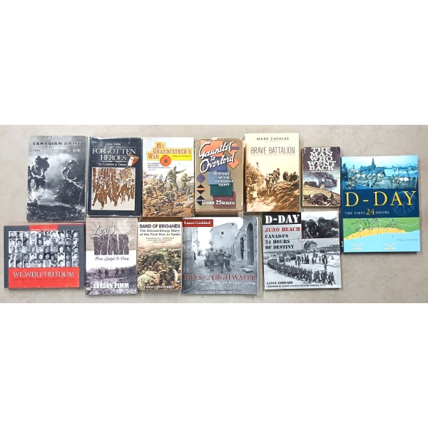 LOT OF 12 - MILITARY PUBLICATIONS - INCL 1946 "GAUNTLET TO OVERLORD," ETC