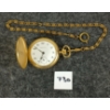 CARAVELLE 17 JEWELS POCKET WATCH W/ CHAIN
