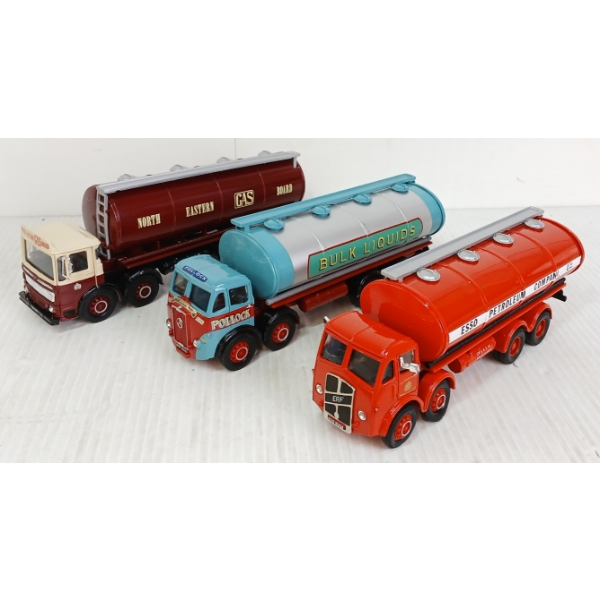 LOT OF 3 - CORGI DIECAST "ROAD TRANSPORT" MODELS - INCL ESSO, NORTH EASTERN & POLLOCK
