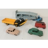 Image 2 : LOT OF 5 - DINKY TOYS DIECAST MODELS - ROYAL MAIL VAN, SNOW PLOUGH & CAR TRANSPORTER W/ CARS