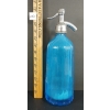 Image 2 : COBQ - AZUR BLUE EMBOSSED PYRAMID PANELLED - SELTZER BOTTLE