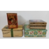 Image 4 : LOT OF 4 - BISCUIT & TEA TINS - INCL ELKES, CLARINCO & CHITTAGONG, ETC.