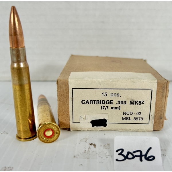 AMMO: 15X .303 BRIT - MILITARY FMJ