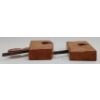 Image 4 : LOT OF 2 - ENGLISH VICTORIAN MINIATURE COACH MAKER'S BOXWOOD PLANES - CURVED & FLAT