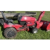 Image 2 : TORO WHEEL HORSE 523 Dxi LAWN TRACTOR W/ 44 INCH SNOWBLOWER - RUNS WELL