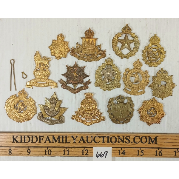 LOT OF 1 - CAP BADGES, INCL RC ENGINEERS & CDN PROVOST CORPS