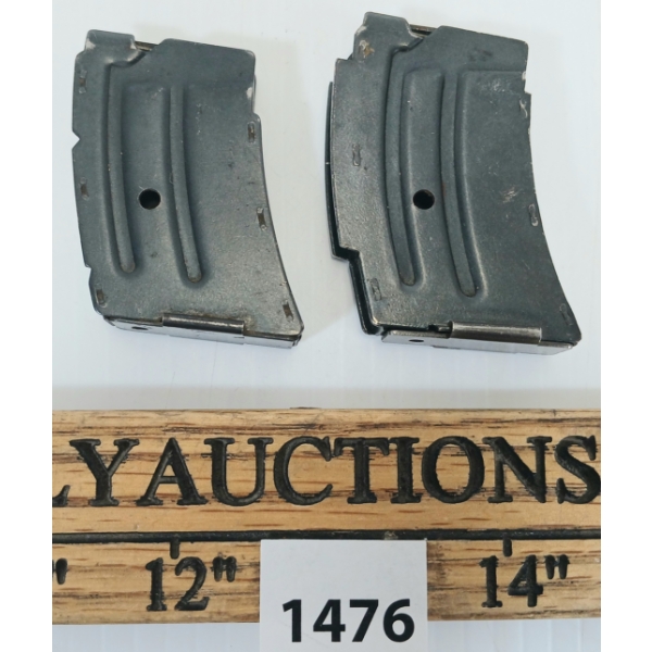 LOT OF 2 - UNKNOWN 5 RD .22 LR MAGAZINES - PAL REQ.