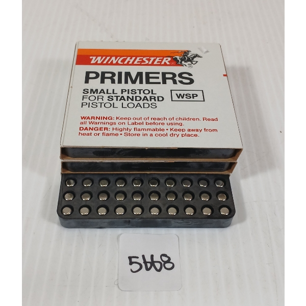 PRIMERS: 300X WINCHESTER NO. WSP SMALL PISTOL PRIMERS