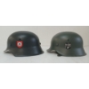 Image 4 : LOT OF 2 - WWII GERMAN M42 HELMET MODELS