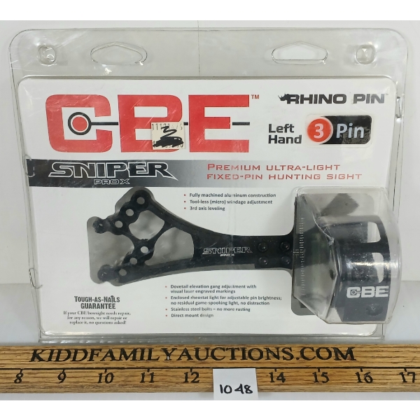 CBE SNIPER PROX FIXED-PIN HUNTING SIGHT  -  LEFT HANDED