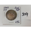 Image 1 : 1947 C7 CDN 50 CENT SILVER COIN