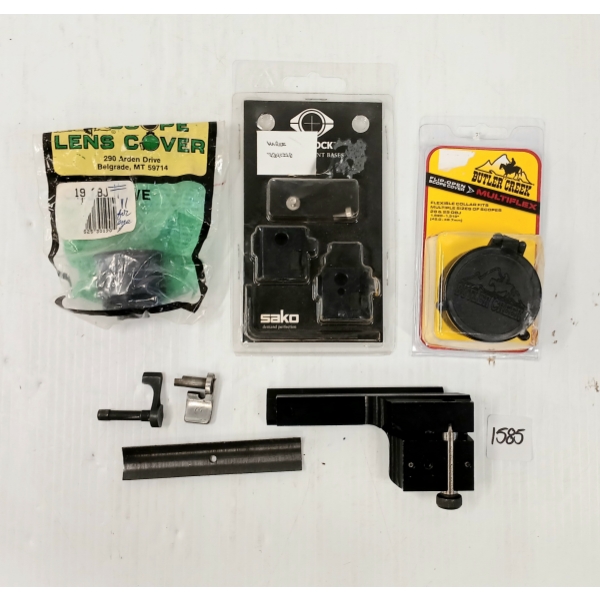 JOB LOT - MISC MOUNTS, SCOPE COVERS & SCOPE ACCESSORIES