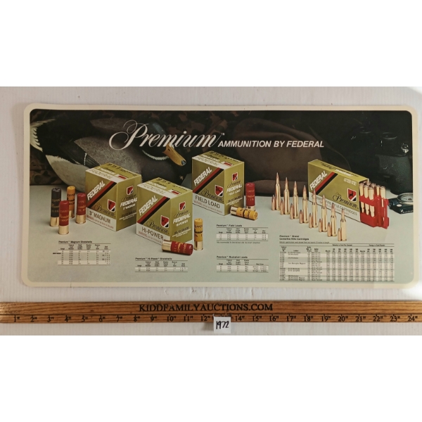 FEDERAL PREMIUM AMMUNITION GUIDE MAT