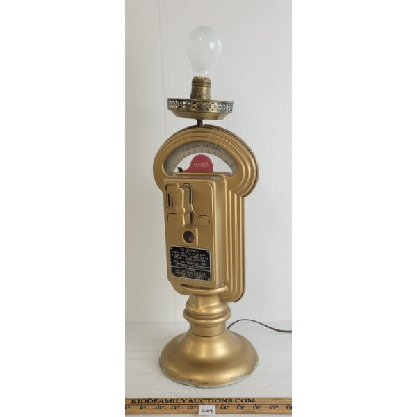DUNCAN MILLER PARKING METER LAMP 