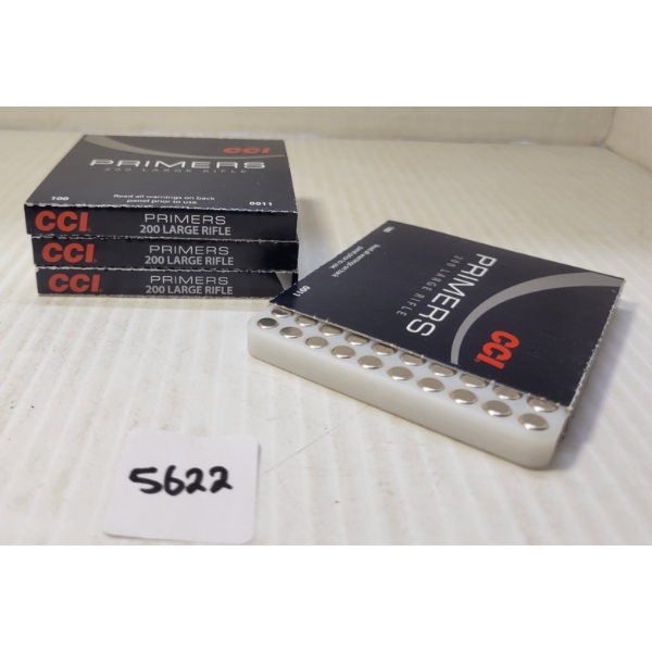 PRIMERS: 315X CCI NO. 200 LARGE RIFLE PRIMERS
