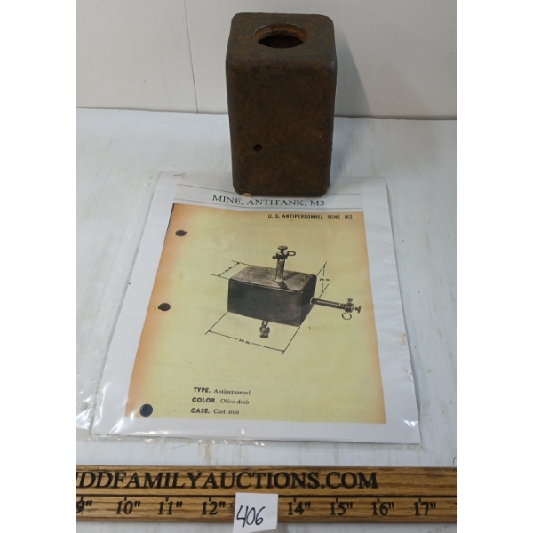 U.S. ANTIPERSONNEL MINE M3