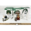 Image 2 : LOT OF 3 - DEPARTMENT 56 VILLAGE - INCL LOCOMOTIVE SHED & ICY TREES, ETC.