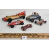 Image 1 : LOT OF 5 - TIN & CAST RACECARS - INCL FRICTION