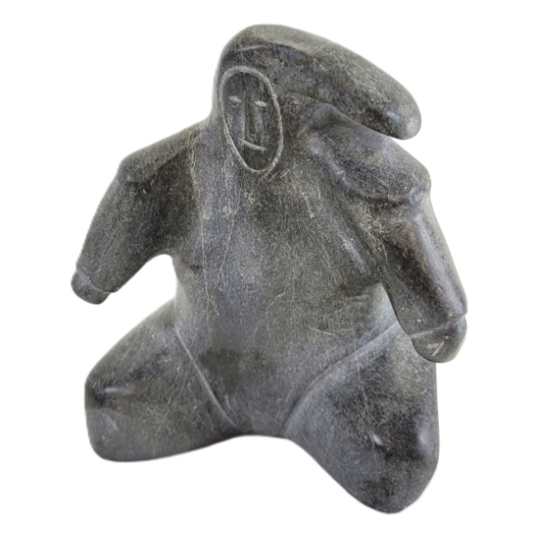 SITTING MAN BY SILAS SIKIKAU PAOPA (1911 - 1982) - STONE
