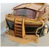 Image 7 : CHRIS CRAFT STYLE SPEEDBOAT MODEL W/ STAND
