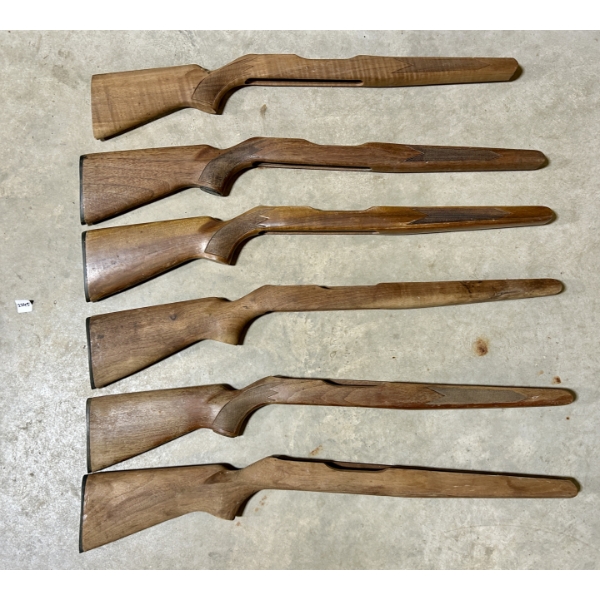 LOT OF 6 - WINCHESTER GUN STOCKS