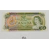 Image 1 : 1969 CDN $20 BANKNOTE