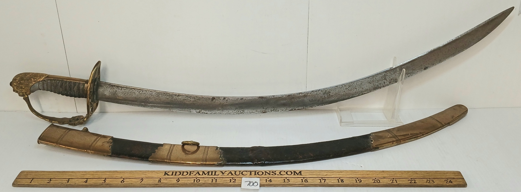 BRITISH 1803 PAT. INFANTRY OFFICER'S SWORD W/ SCABBARD - Kidd Family ...