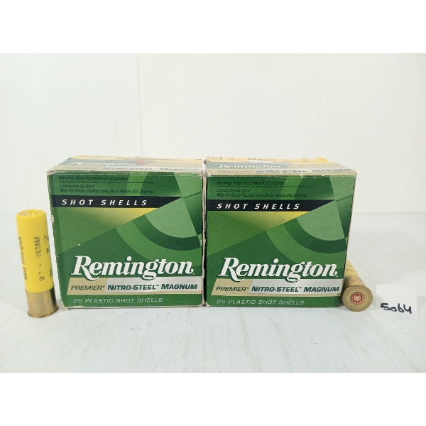 AMMO: 50X REMINGTON 20GA - 3IN - #2 SHOT - MAG