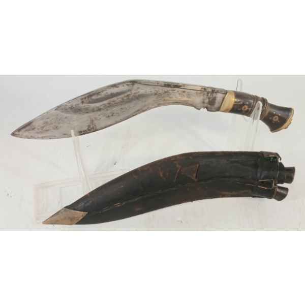 INDIAN KHANJAR KNIFE W/ SCABBARD