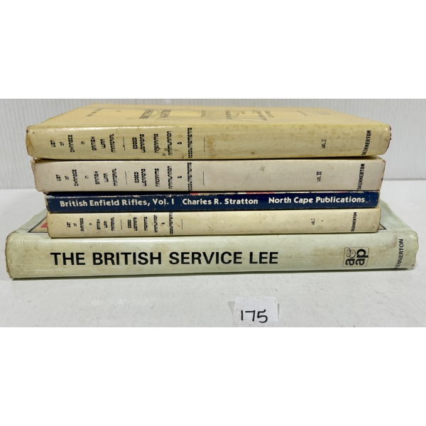 LOT OF 5 - BRITISH FIREARMS & MILITARY GUIDES