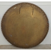 Image 3 : DECORATIVE FLORAL BRASS WALL PLATE W/ SCALLOPED EDGE
