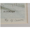 Image 4 : "GREY DAY MARCH" BY A.J. CASSON (1898 - 1992) - FRAMED PRINT