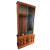 Image 1 : TIGER OAK GUN CABINET W/ KEYS