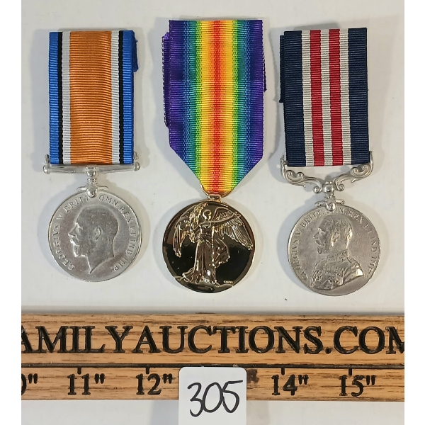 LOT OF 3 - WWI REPRO MEDALS
