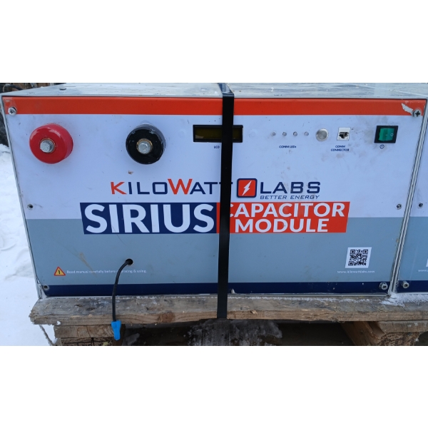 SOLAR BATTERY - MFG KILO WATT LABS - SIRIUS CAPACITOR MODULE - 48 V - 7 kW