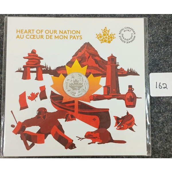 2017 RCM FINE SILVER $3 COIN - HEART OF OUR NATION