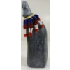 Image 8 : "FIGURE W/ BEAD WORK" BY MARY TUTSWEETOK (PRS CDN ARTIST)  - STONE & BEADS