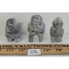 Image 2 : LOT OF 3 - STANDING FIGURES BY JOHN KAVIK(1897 - 1993) - STONE