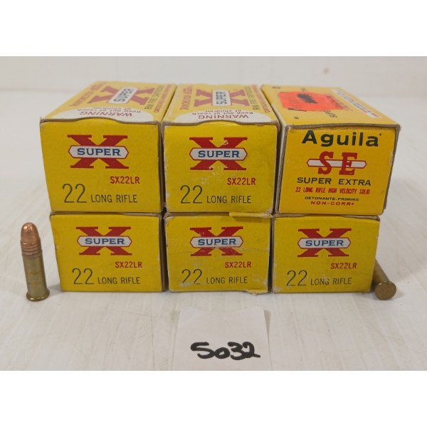 AMMO: 300X WINCHESTER SUPER X & AGUILA SE .22 LR - 40GR 