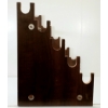 Image 4 : 5 - GUN WOODEN DISPLAY RACK