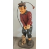 Image 1 : VINTAGE GOLFER STATUE - 3 FOOT
